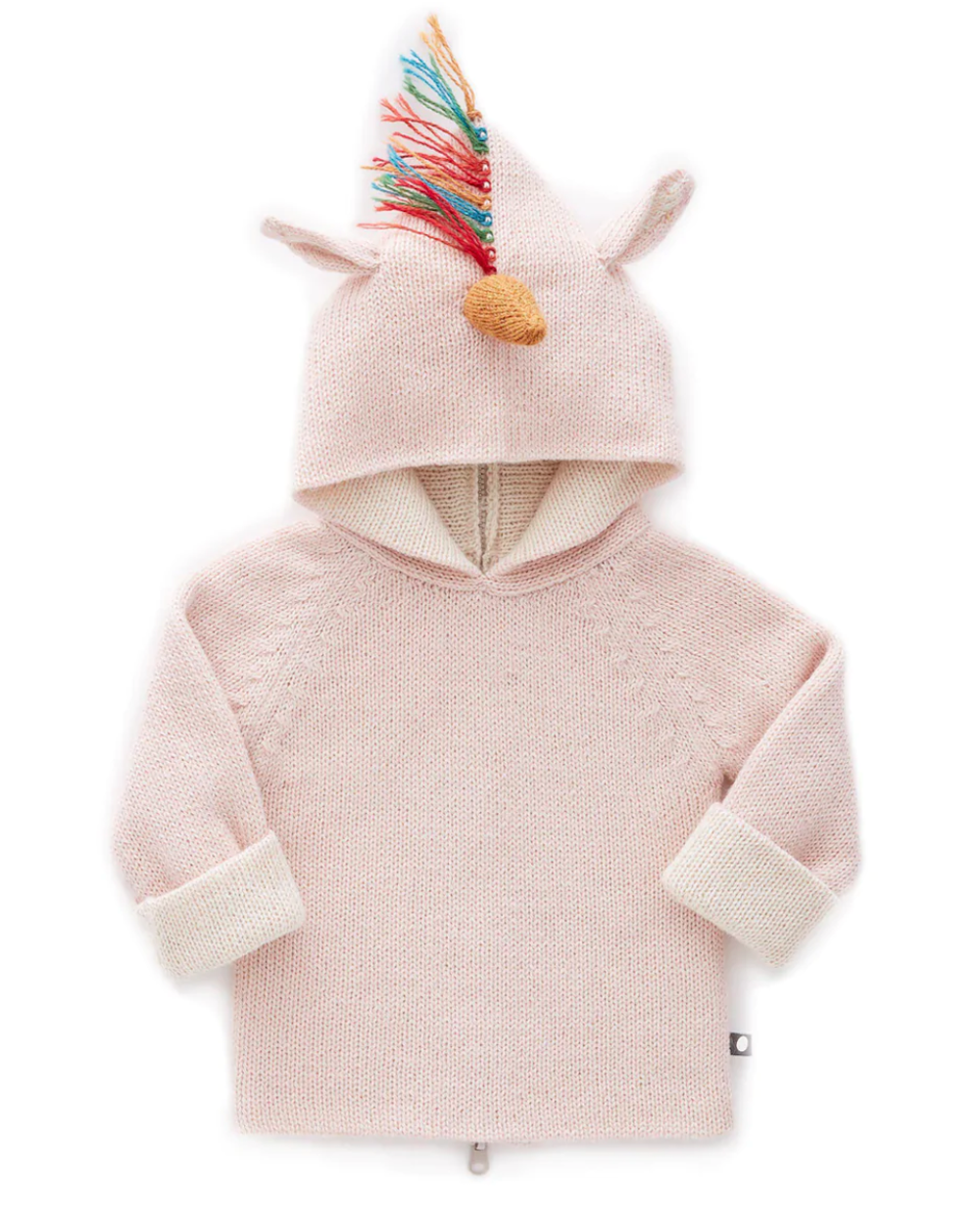 Oeuf Unicorn Hoodie - Pink/Unicorn