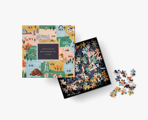 Rifle Paper Co. American Road Trip Jigsaw Puzzle