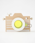 Kiko & GG Wooden Kaleidoscope Play Camera - Yellow