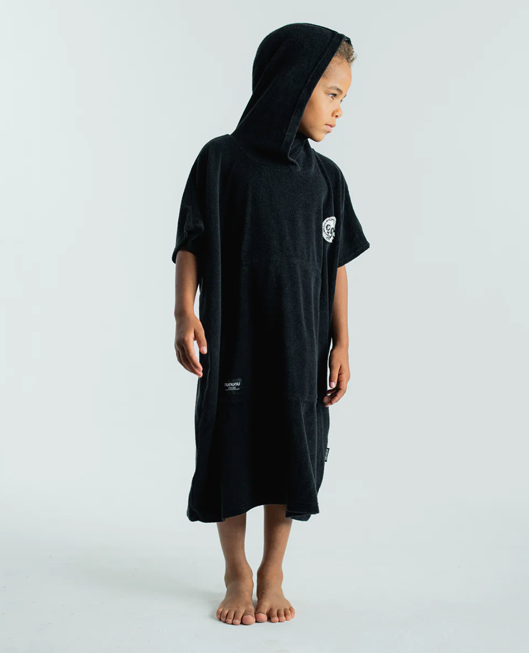 Nununu Terry Cloth beach Cover Black Dreams of Cuteness