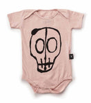 Nununu Skull Bodysuit - Powder Pink