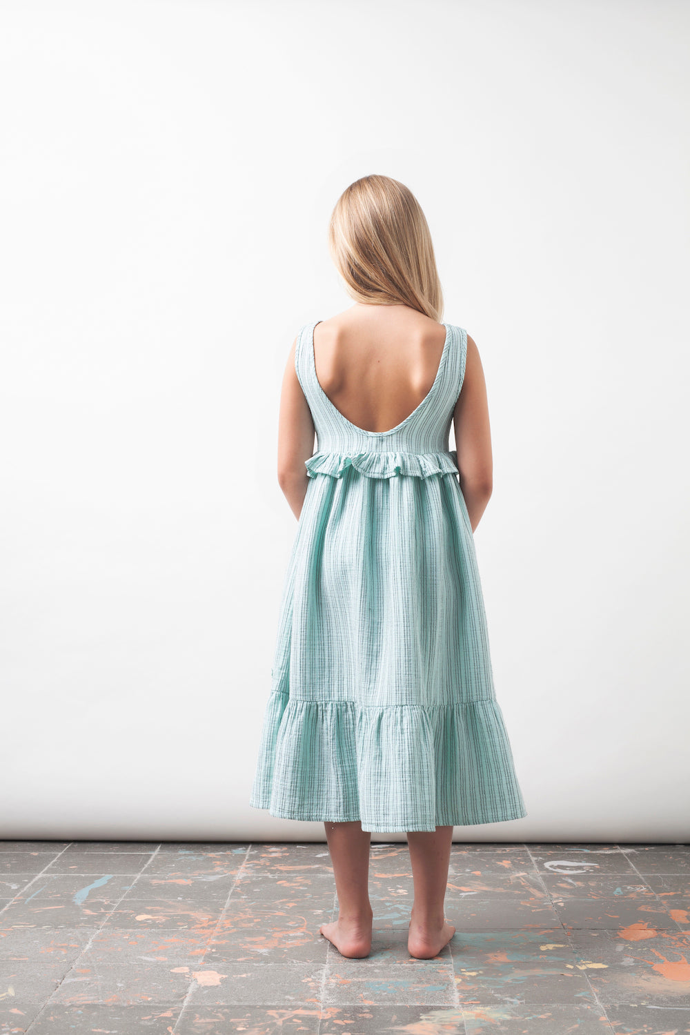 Tocoto Vintage Striped Long Dress