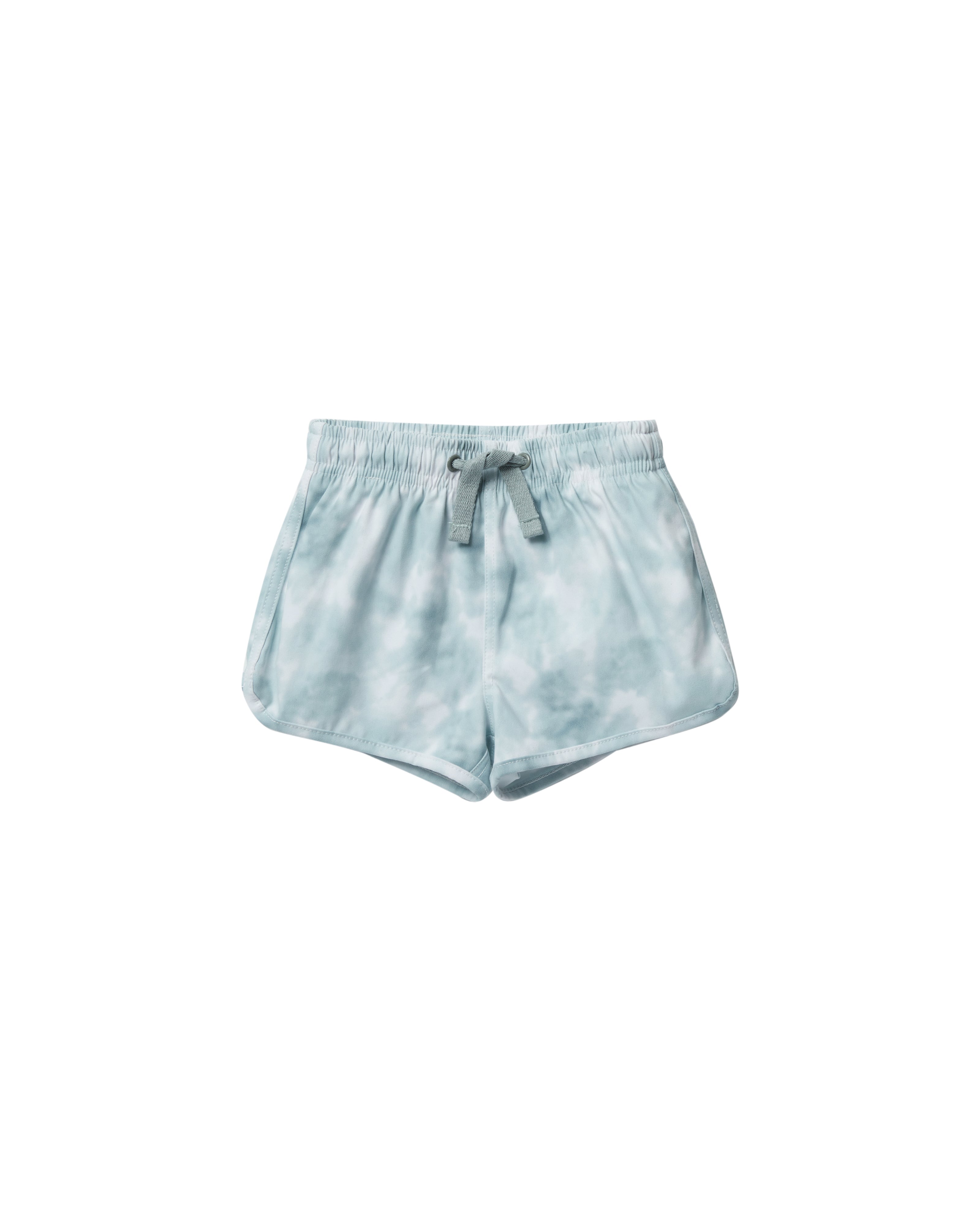 Rylee + Cru Swim Trunk - Aqua Tie Dye