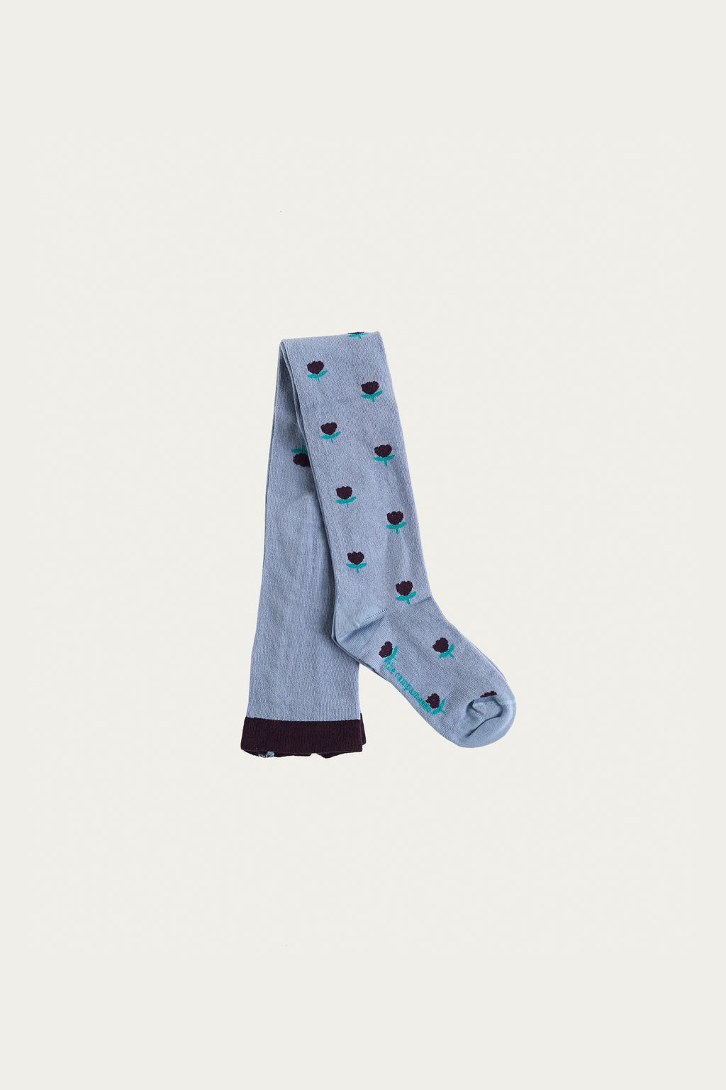 The Campamento Flowers Tights - Blue
