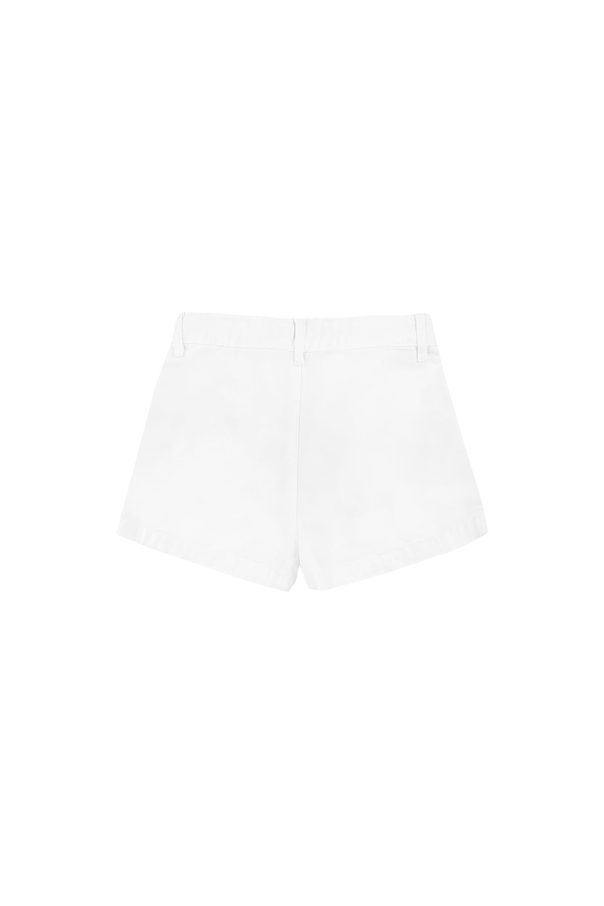 Tiny Cottons Solid Pleat Short - Off White