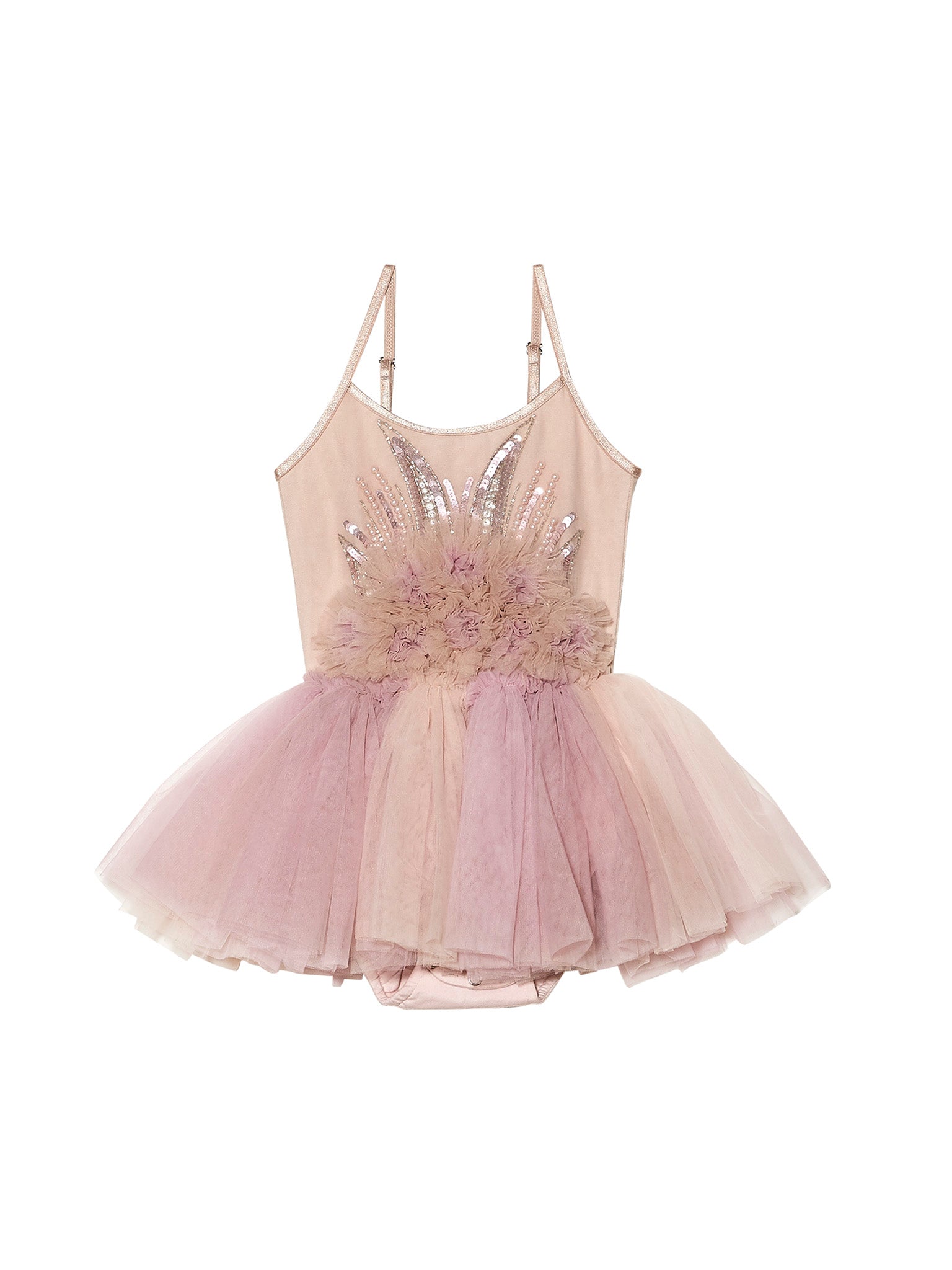 Tutu Du Monde Holiday Bebe Pixie Tutu Dress - Nougat Mix