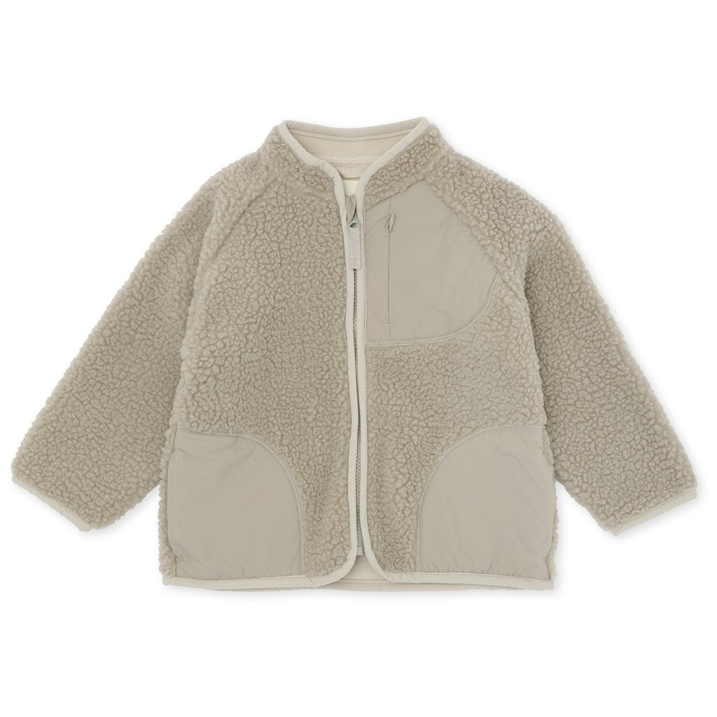 Konges Teddy Cardigan - Silver Beige – Dreams Cuteness