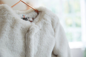 Tocoto Vintage Faux Fur Coat - White
