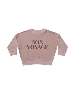 Rylee + Cru Terry Crewneck - Bon Voyage