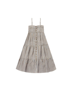 Rylee + Cru Tiered Maxi Dress - Nautical Stripe