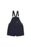 Tiny Cottons Block Party Short Overall - Navy