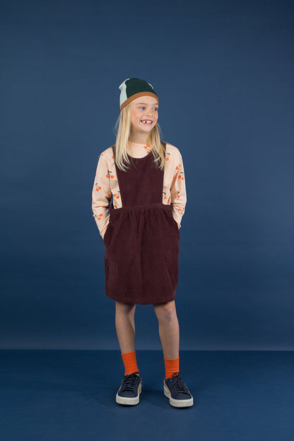 Tiny Cottons Corduroy Dress - Plum