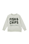 Tiny Cottons Fish & Chips Graphic Sweatshirt