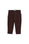 Tiny Cottons Grid Flannel Pleated Pant