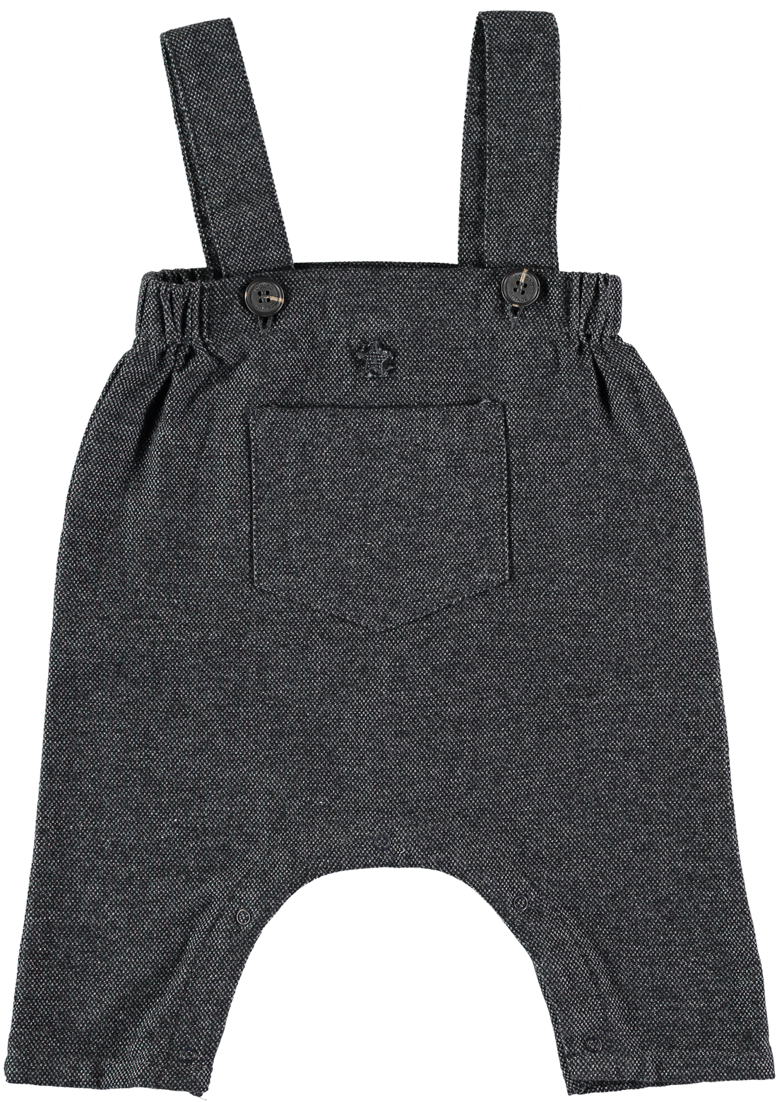 Tocoto Vintage Front Pocket Jumpsuit - Dark Grey