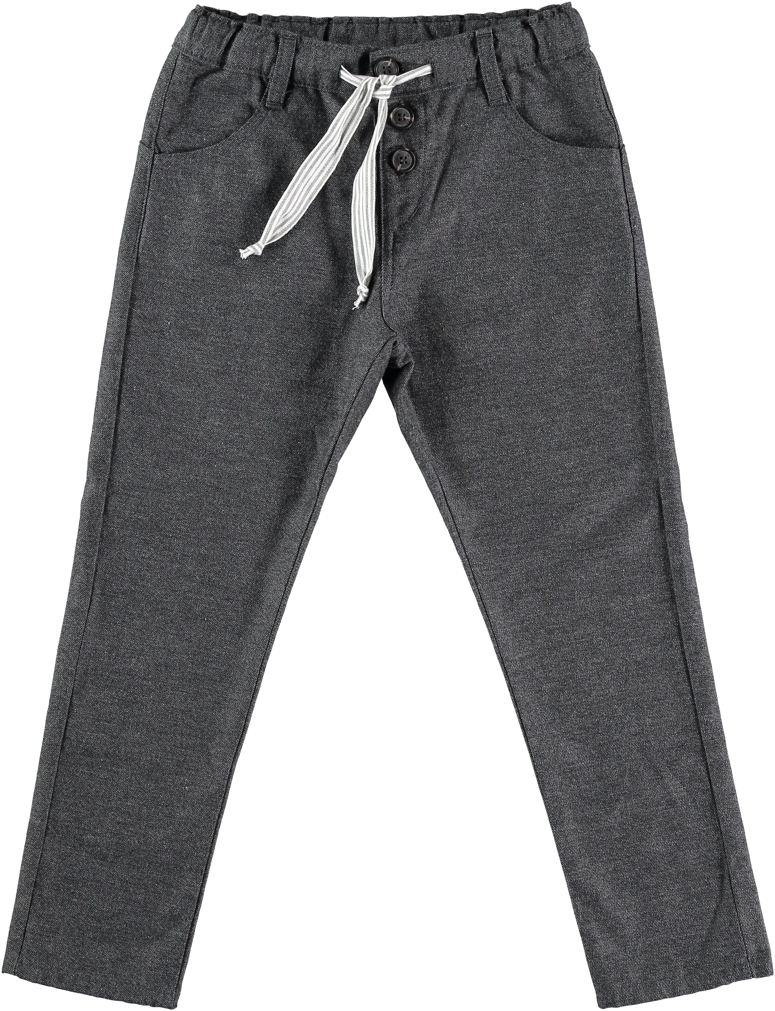 Tocoto Vintage Twill Trouser - Dark Grey