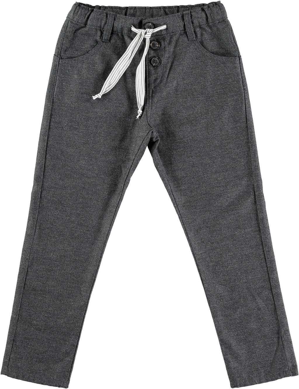 Tocoto Vintage Twill Trouser - Dark Grey