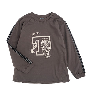 Tocoto Vintage Tiger T-Shirt - Dark Grey