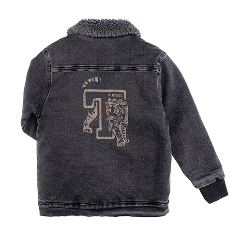 Tocoto Vintage Denim Lumber Jacket - Black