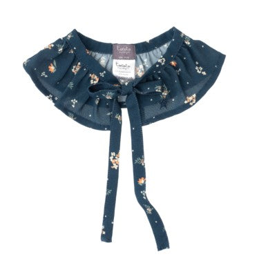 Tocoto Vintage Flowers Print Collar - Dark Green