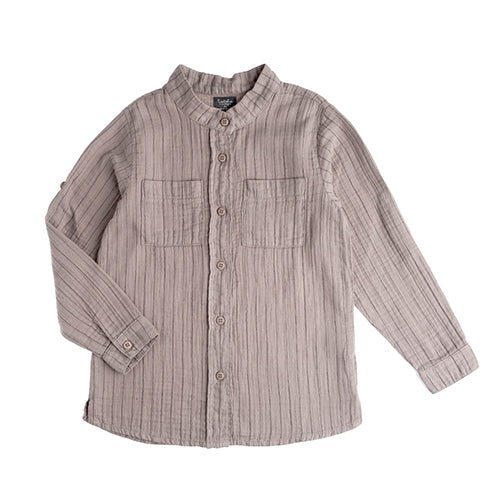 Tocoto Vintage Kid Striped Shirt - Beige