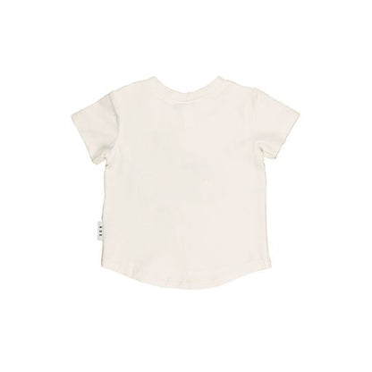 Huxbaby Rainbow Planet T-Shirt - Almond Milk