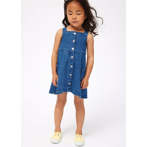 Mon Coeur Kids Dress - Denim