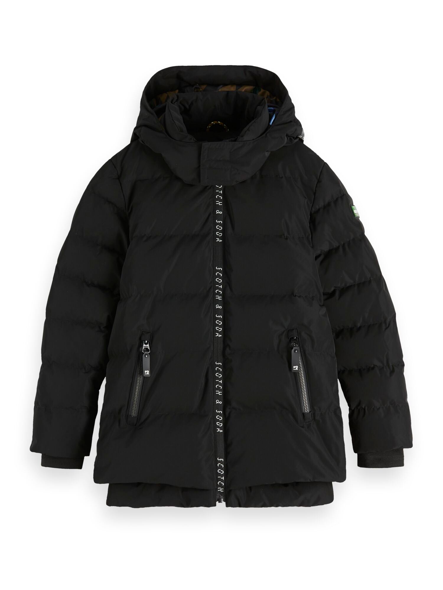 Scotch &amp; Soda Printed Zipper Jacket