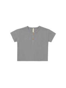 Quincy Mae Henry Top - Washed Indigo