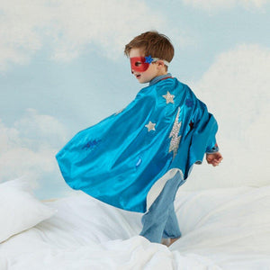 Meri Meri Superhero Cape Dress Up - Blue