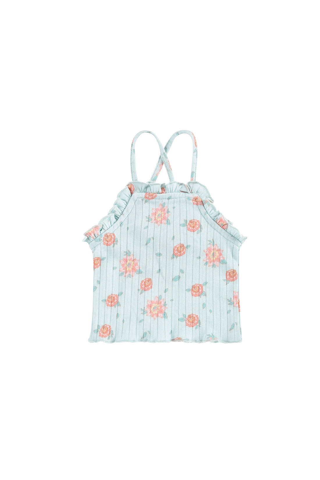 Louise Misha Alasha Tank Top - Vintage Blue Flowers