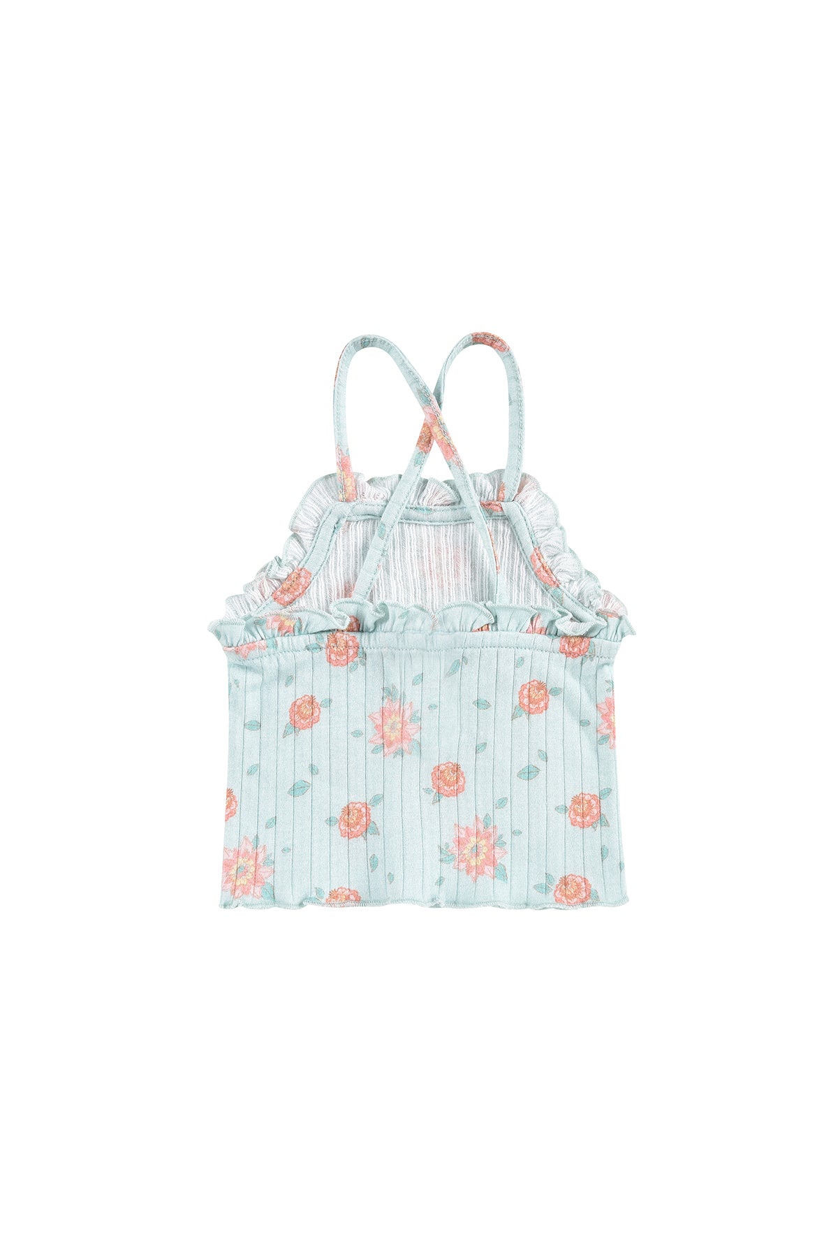 Louise Misha Alasha Tank Top - Vintage Blue Flowers
