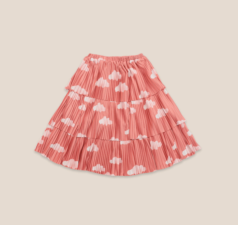 Bobo Choses Clouds All Over Woven Skirt