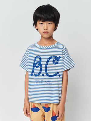 Bobo Choses Blue Stripes T-Shirt