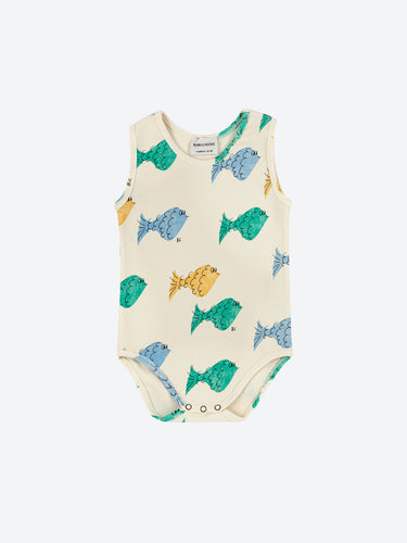 Bobo Choses Multicolor Fish All Over Sleeveless Body