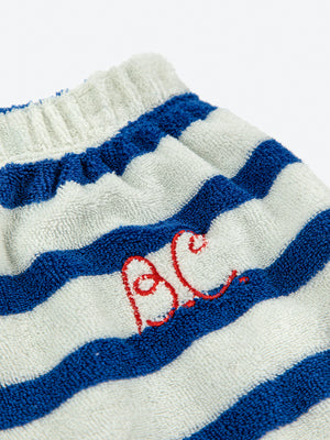 Bobo Choses Blue Stripes Terry Bloomer