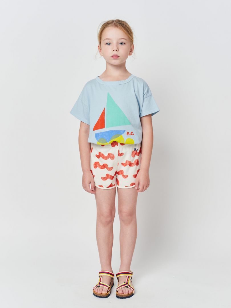 Bobo Choses Waves All Over Terry Shorts