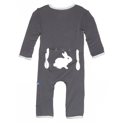 Kickee Pants Bunny Applique Coverall