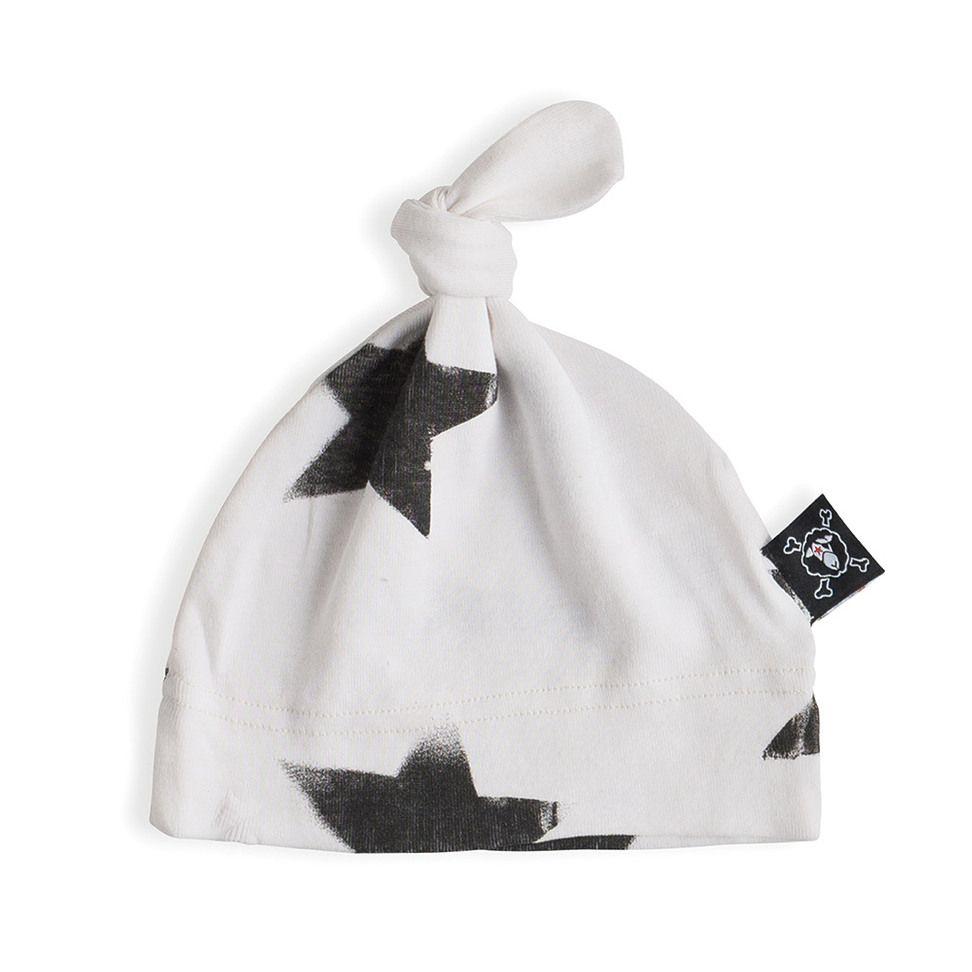 Nununu Soft Faded Star Hat - White