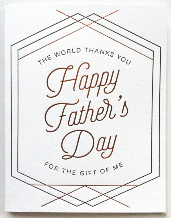 Paper Bandit Press Fathers Day Card
