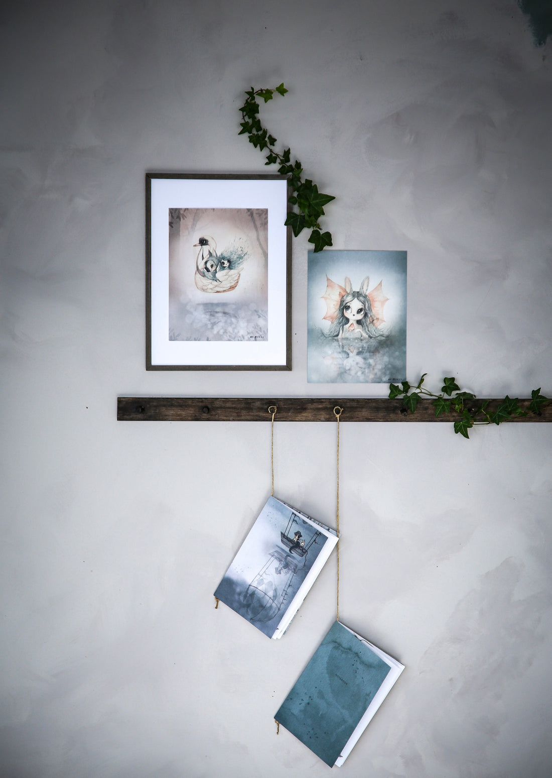 Mrs. Mighetto  Miss Bianca &amp; Swan Boat Print - 18x24 cm