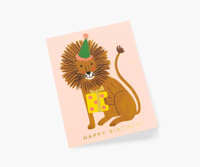Rifle Paper Co. Birthday Lion Card