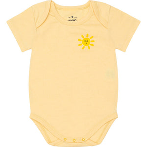 Mon Coeur Sunshine Short Sleeve Bodysuit - Sand