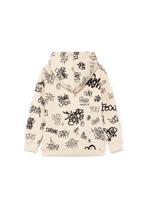 Little Creative Factory Graffiti Hoodie - Graffiti Print