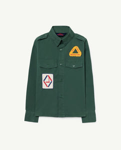 The Animals Observatory Twill Coyote Shirt - Green