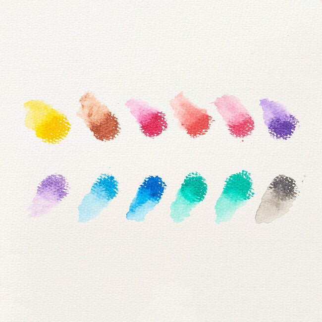 Ooly Rainbow Sparkle Watercolor Gel Crayons - Set of 12