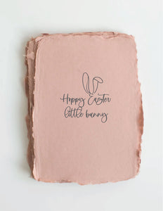 Baristas Box Set of 5 "Happy Easter Little Bunny" Easter Greeting Card