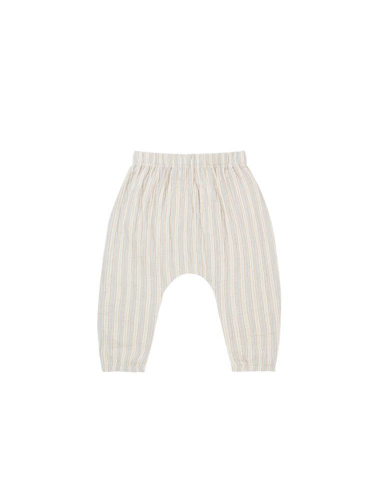 Quincy Mae Woven Pant - Sky Stripe
