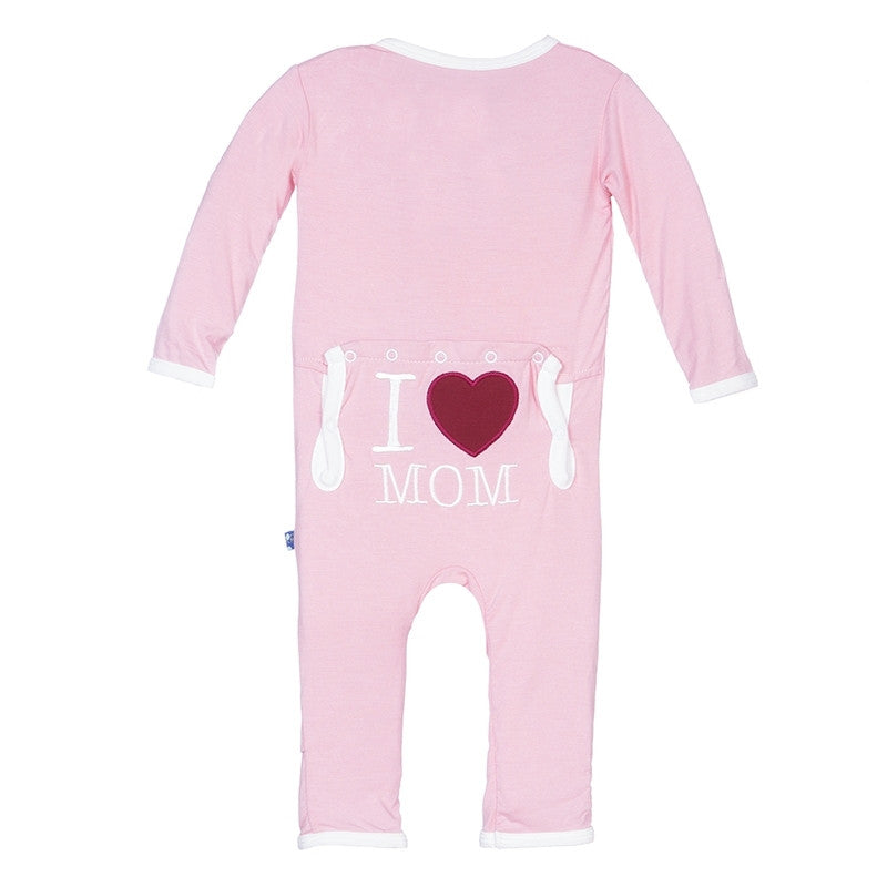 Kickee Pants I Love Mom Coverall