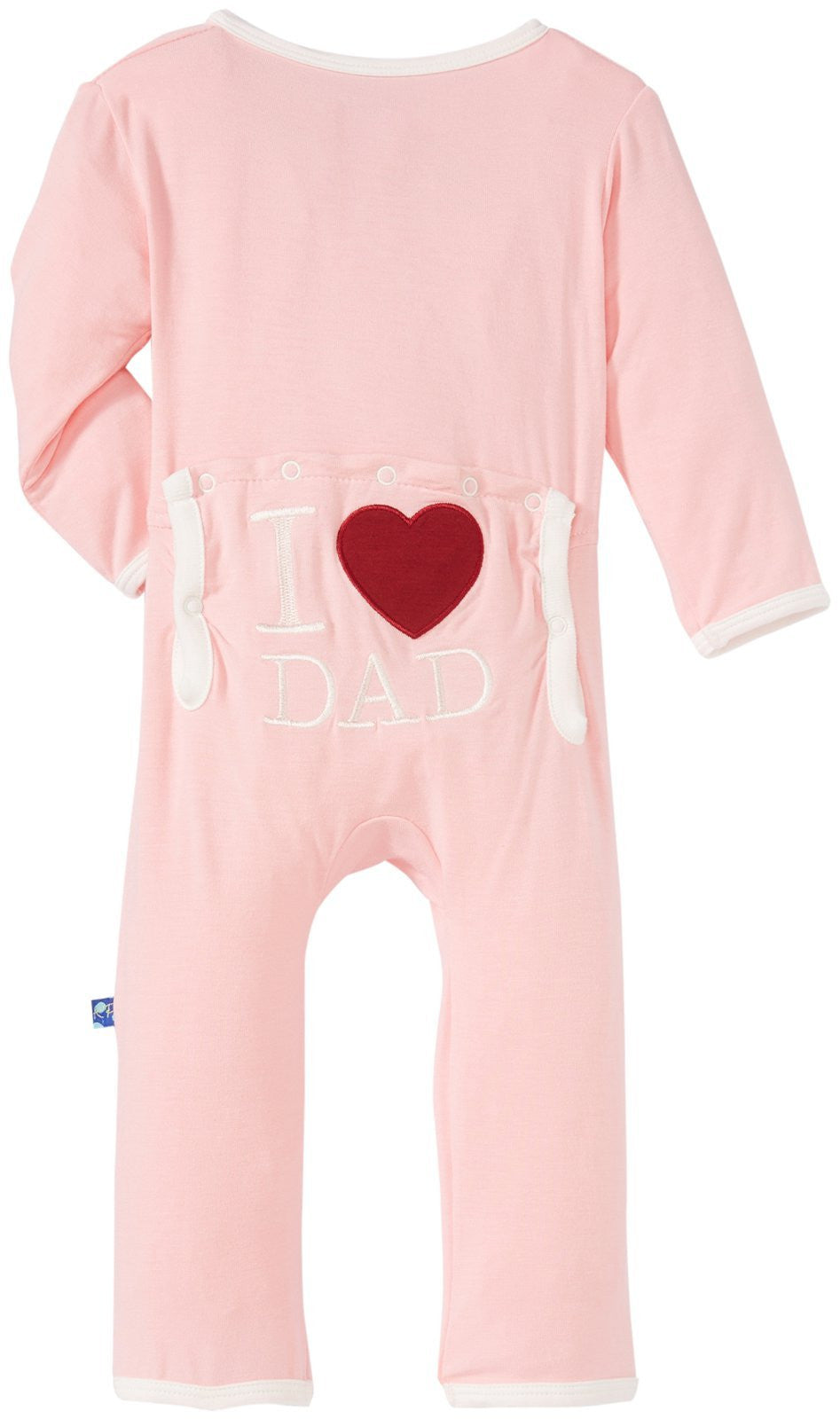 Kickee Pants I Love Dad Coverall with Snaps